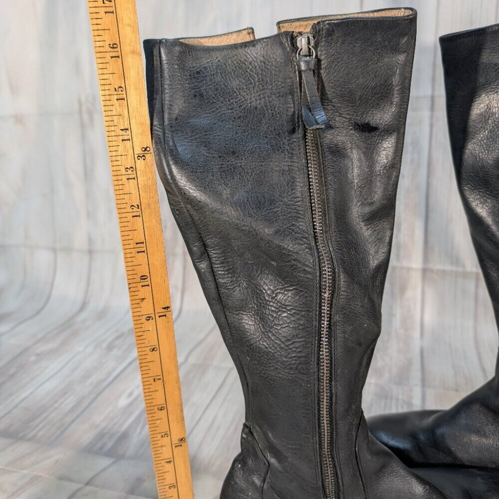 John Fluevog Black Leather Sneakers - Picture 7 of 9